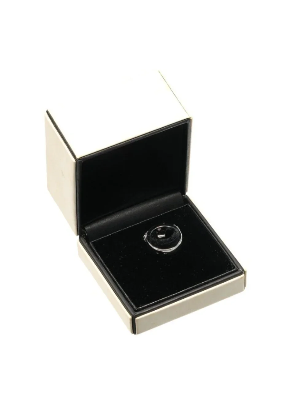 Chanel Three Symbol White Gold Diamond Ring